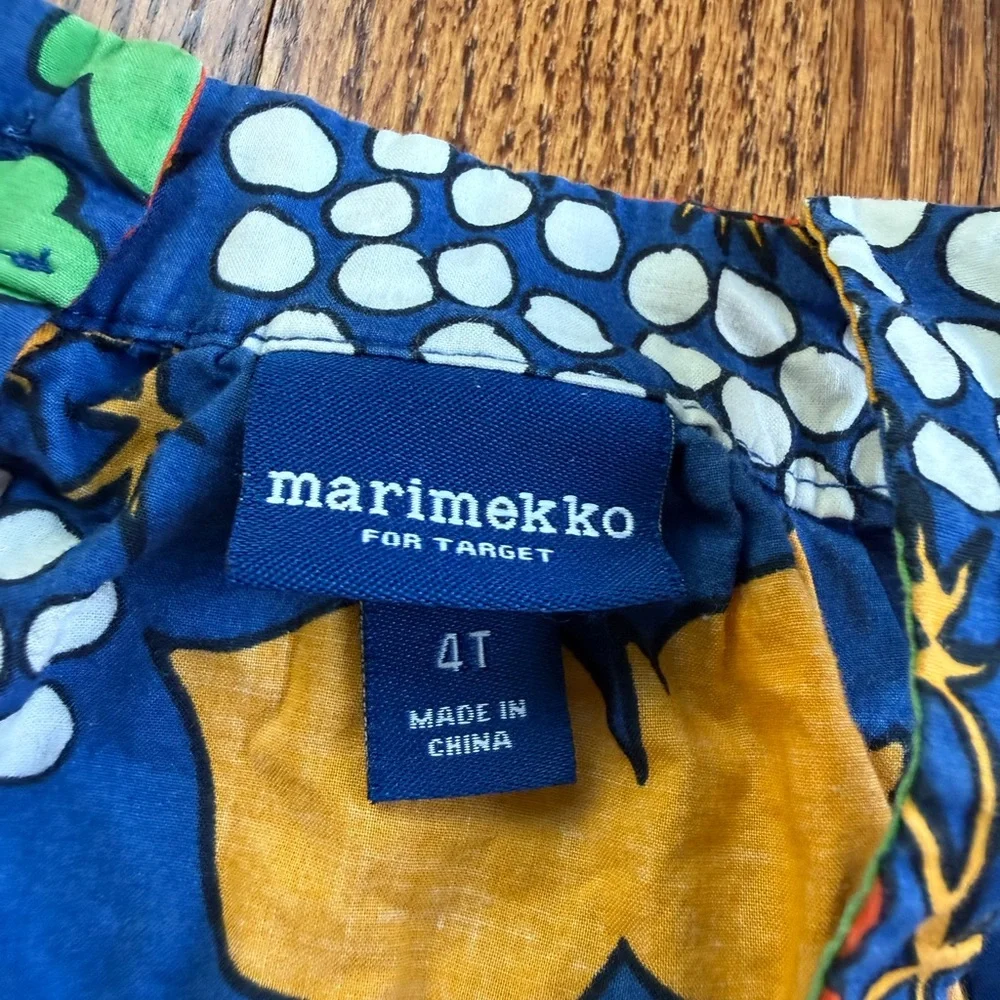 Marimekko for Target Kukkatori Floral Dress 4T - Picture 6 of 6